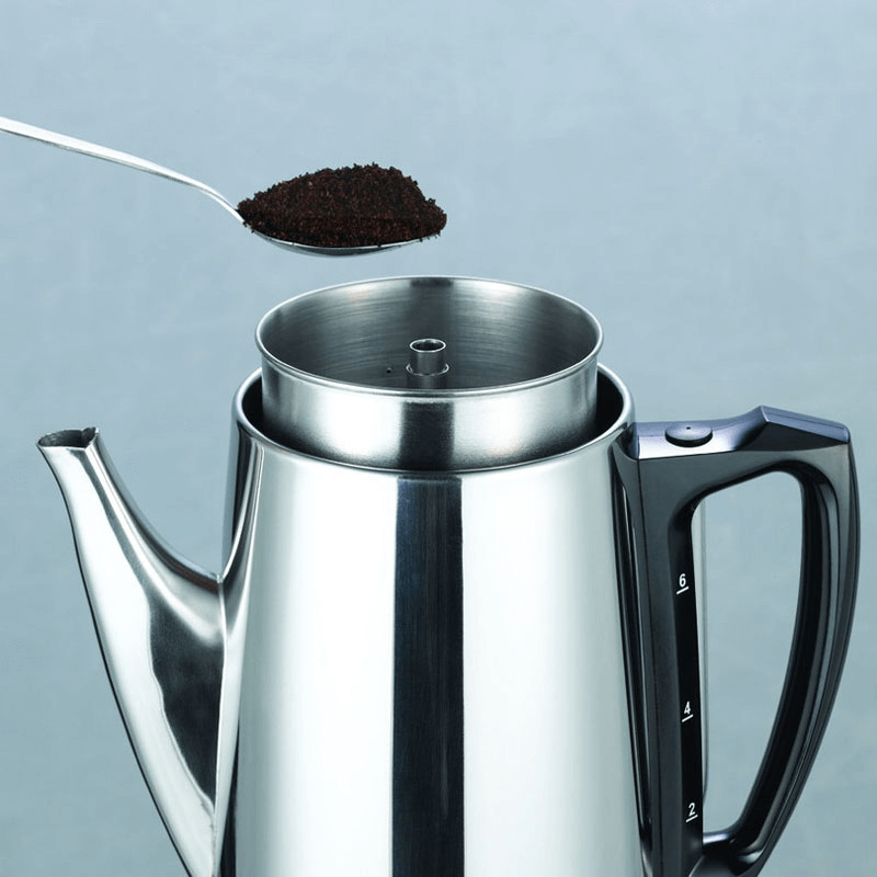 C3 Original Perkolator 6 Koppar Rostfritt Stål